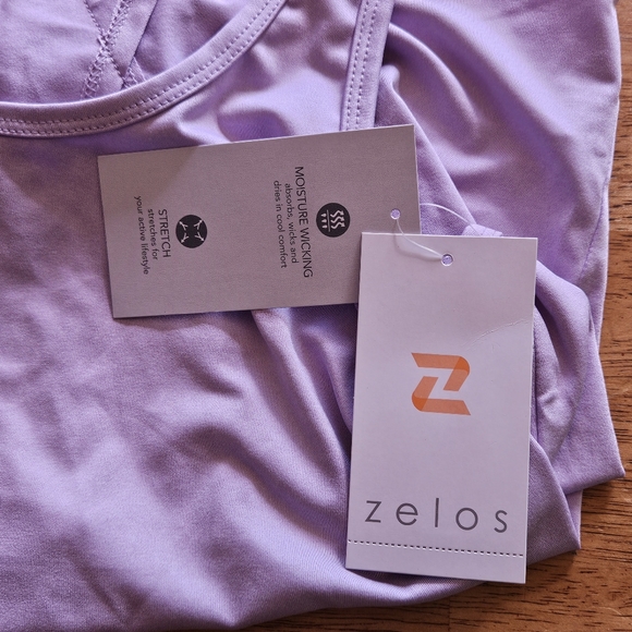 NWT!!! Zelos Open Back Top Sz M - Picture 4 of 5